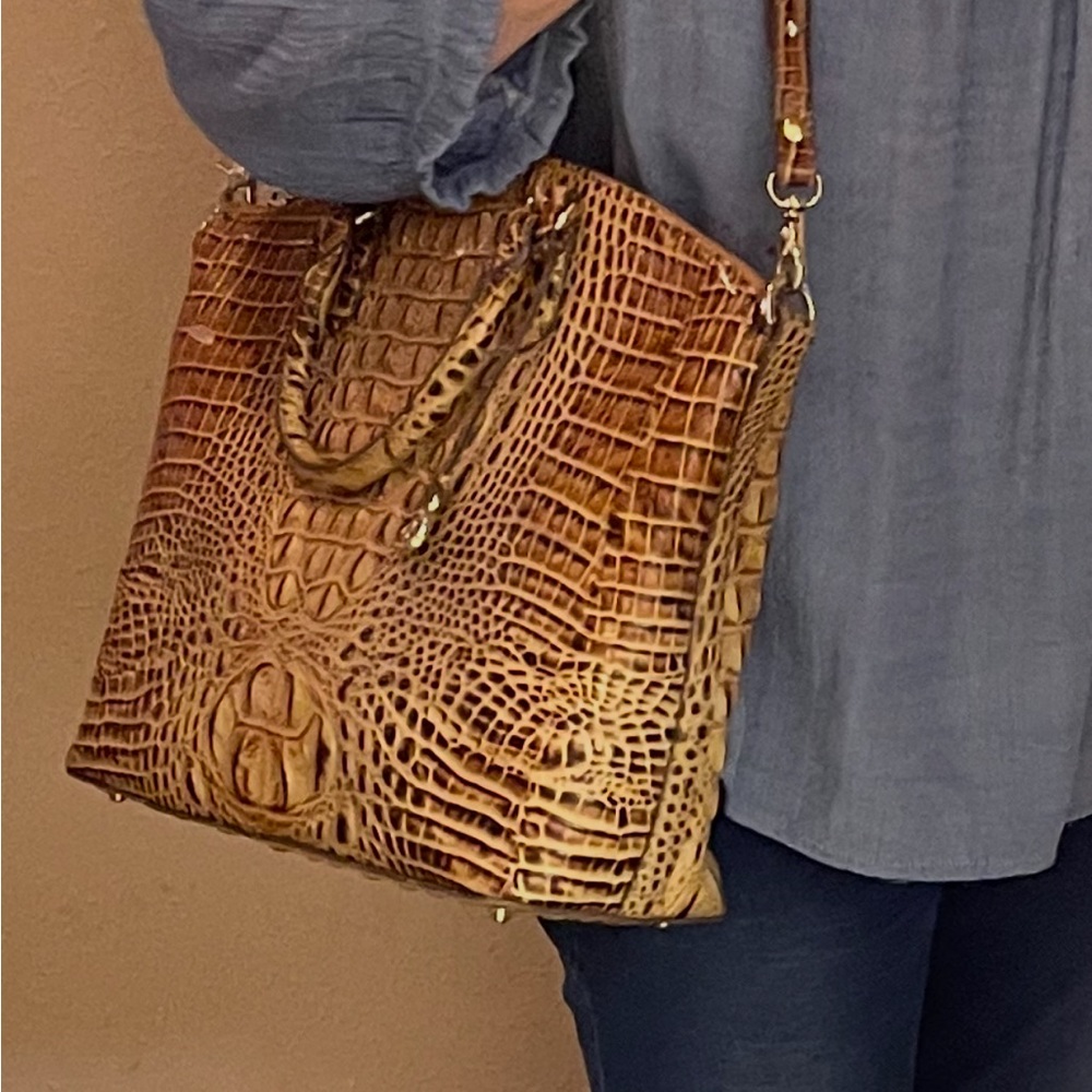 Brahmin Large Duxbury in Toasted Almond